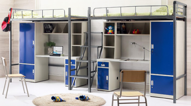 海發(fā)雙人連體公寓床 深圳海發(fā)辦公家具